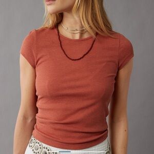 AE | Hey Baby | Ribbed | Tee | CC